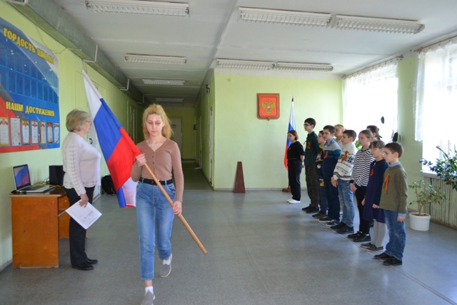 04.05.2023г. Линейка, посвященная Дню Победы.