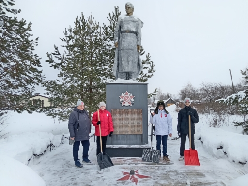 12.02.2024г.   Волонтерская акция «Снежный десант».